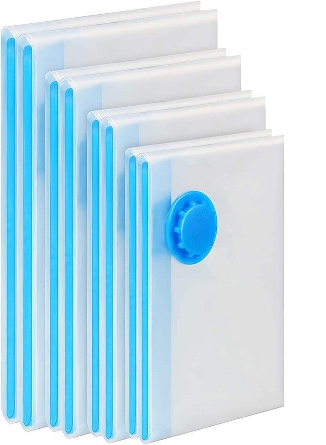DHAVL Reusable Vacuum Bag pace Saver Quit Vacuum Plastic Storage Bag for Clothes, Blankets, Home & Travel (SIZE : 60 cm x 80 cm) (PACK OF 4) - Image 1